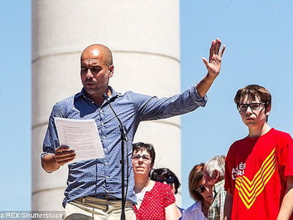 Đòi độc lập cho xứ Catalonia, Pep Guardiola bị cảnh sát điều tra
