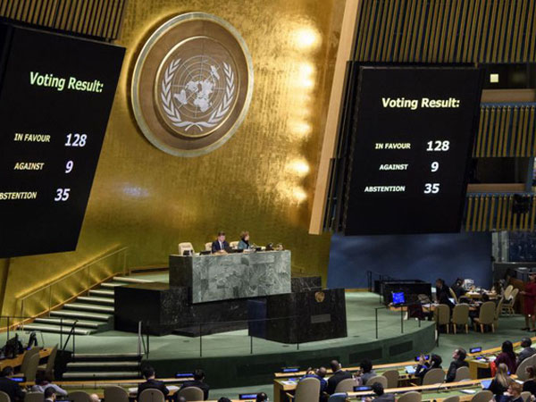 Đại hội đồng Liên hiệp quốc thông qua nghị quyết phản đối Mỹ công nhận Jerusalem