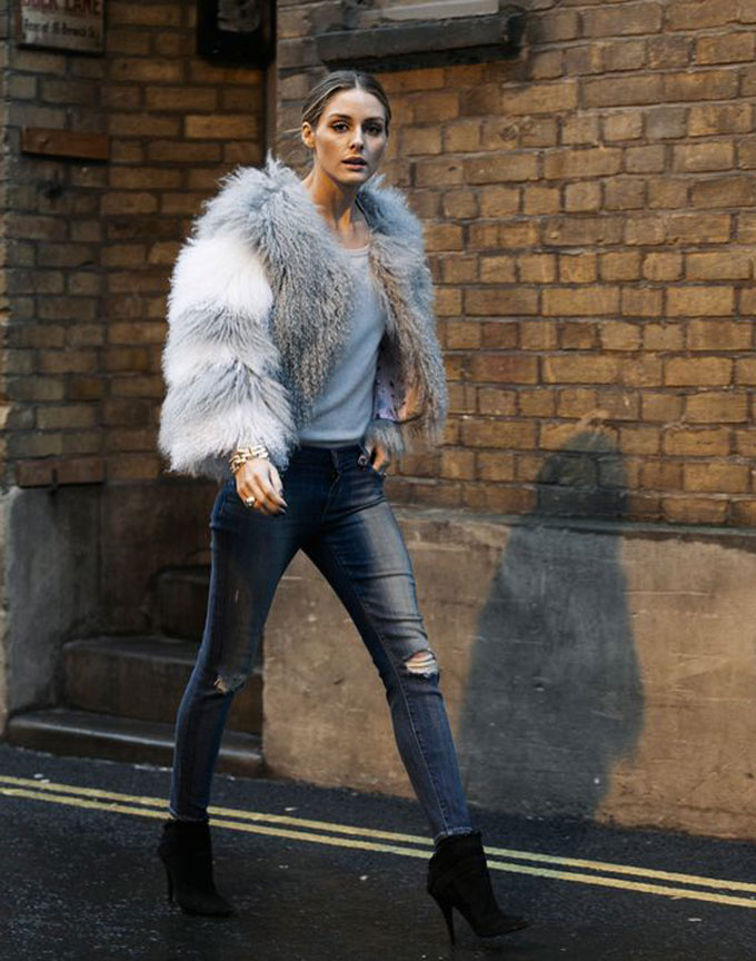 Diện áo lông sang chảnh như fashionista