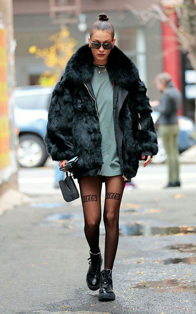 Diện áo lông sang chảnh như fashionista