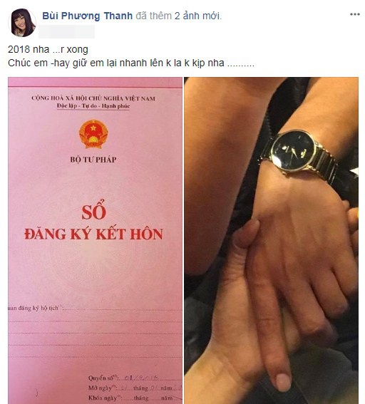 Hé lộ danh tính người đàn ông bí mật mà Phương Thanh sẽ kết hôn vào năm 2018 Hé lộ danh tính người đàn ông bí mật mà Phương Thanh sẽ kết hôn vào năm 2018