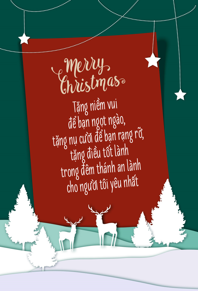 Những lời chúc Giáng sinh ấm áp gửi người người thân, bạn bè