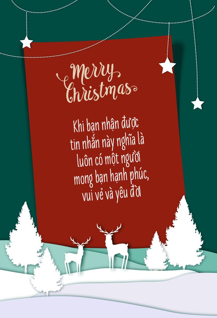Những lời chúc Giáng sinh ấm áp gửi người người thân, bạn bè