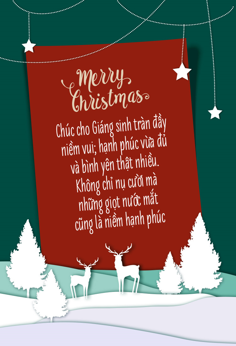 Những lời chúc Giáng sinh ấm áp gửi người người thân, bạn bè