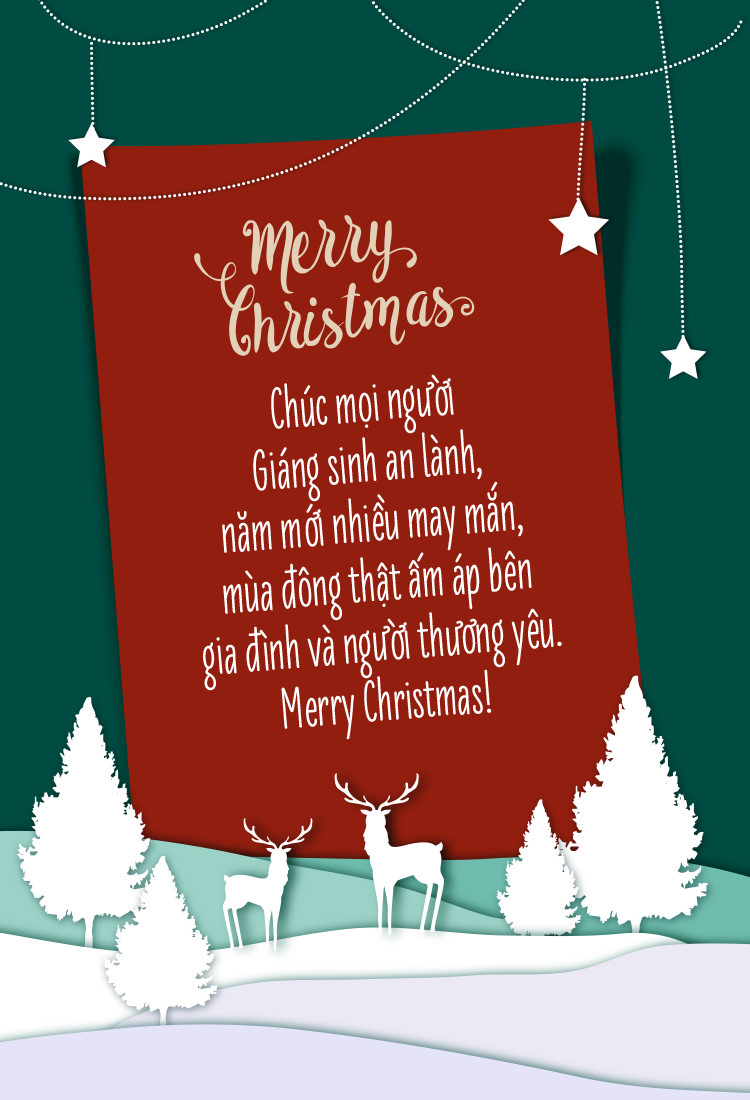 Những lời chúc Giáng sinh ấm áp gửi người người thân, bạn bè