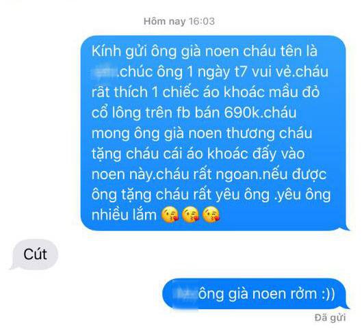 Khi hội chị em đua nhau nhắn tin theo trào lưu Em rất ngon và muốn có quà, hãy xem các anh già Noel phản ứng ra sao