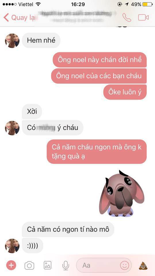 Khi hội chị em đua nhau nhắn tin theo trào lưu Em rất ngon và muốn có quà, hãy xem các anh già Noel phản ứng ra sao