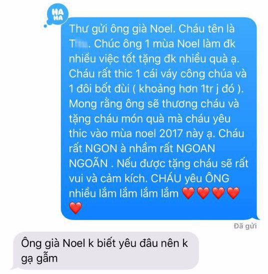 Khi hội chị em đua nhau nhắn tin theo trào lưu Em rất ngon và muốn có quà, hãy xem các anh già Noel phản ứng ra sao