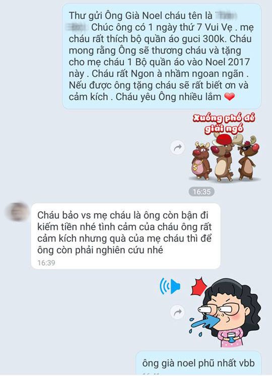 Khi hội chị em đua nhau nhắn tin theo trào lưu Em rất ngon và muốn có quà, hãy xem các anh già Noel phản ứng ra sao
