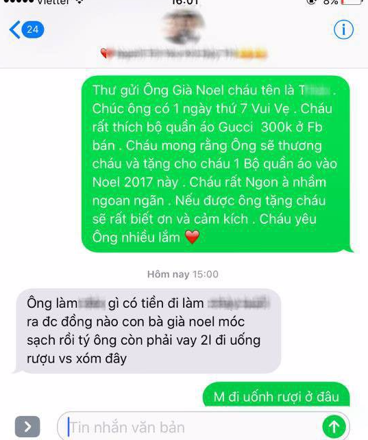Khi hội chị em đua nhau nhắn tin theo trào lưu Em rất ngon và muốn có quà, hãy xem các anh già Noel phản ứng ra sao