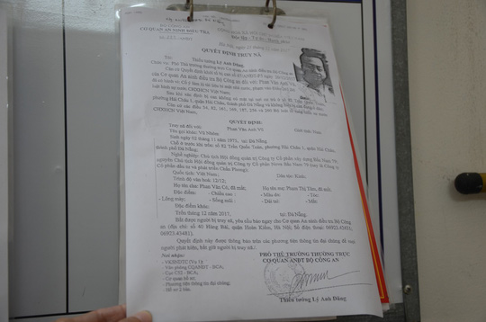 Dán lệnh truy nã Vũ nhôm khắp Đà Nẵng