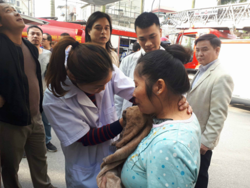 Cháy chung cư cao cấp ở Hà Nội