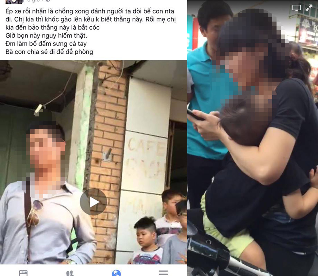 Đánh người vô tội, đốt xe… vì nghi bắt cóc trẻ em gây xôn xao năm 2017