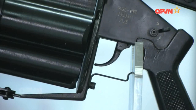 Cận cảnh súng phóng lựu bán tự động MGL-VN1 do Việt Nam chế tạo