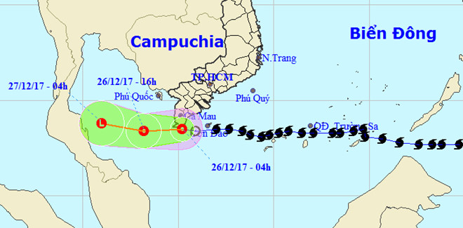 Bão số 16 - Tembin suy yếu thành áp thấp, mưa lớn diện rộng