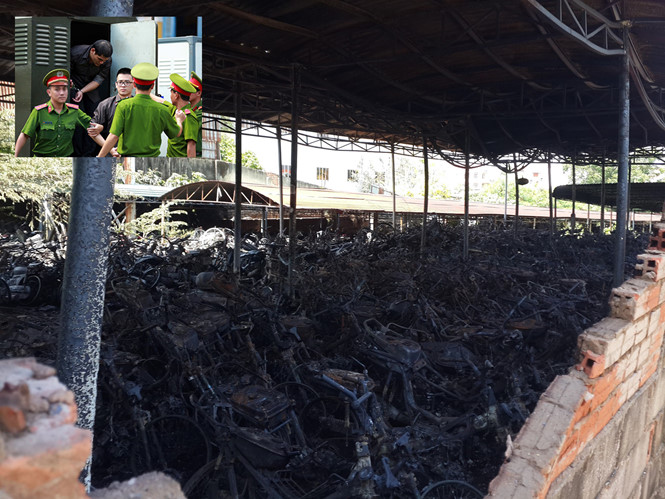 Nhóm khủng bố đốt kho xe Công an TP.Biên Hòa để gây tiếng vang