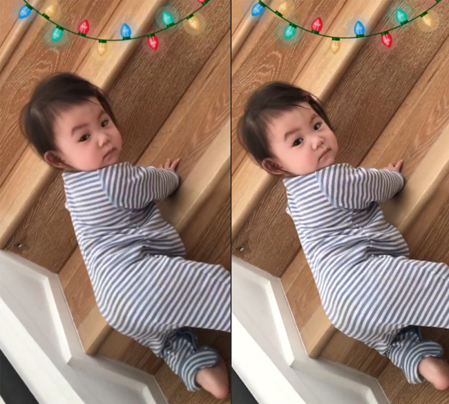 Con gái Trần Quán Hy càng lớn càng bụ bẫm, đáng yêu