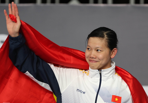 Ánh Viên chiến thắng giải Vận động viên tiêu biểu toàn quốc 2017