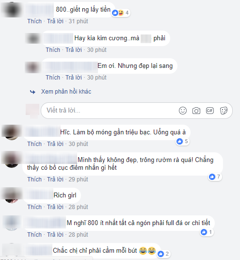 Cô nàng khoe làm bộ móng 800 nghìn đón năm mới rất ưng, chị em nhào vào chê tơi tả