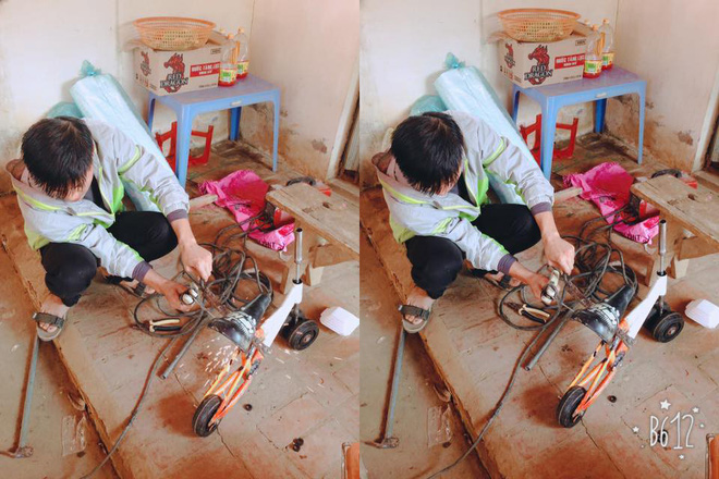 Bé nào cũng thích đồ chơi, nhưng mấy ai có bố khéo tay như nhà sáng chế thế này, làm xe tự lái tặng con gái mới chịu