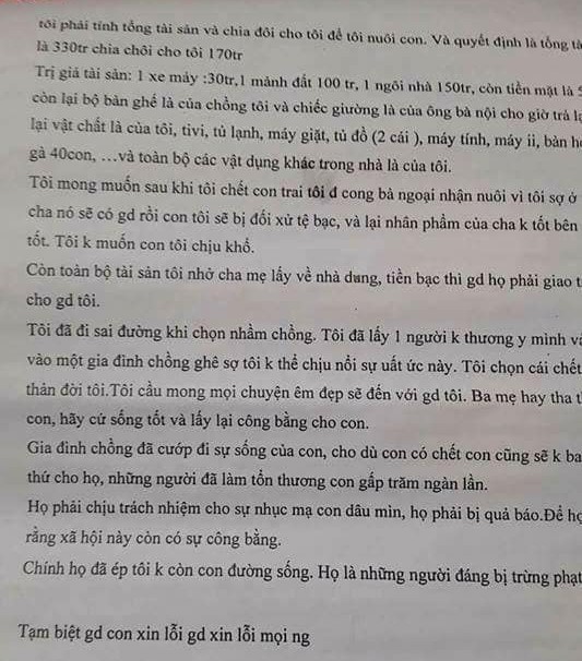 Người vợ nhảy sông tự tử, để lại bức thư tuyệt mệnh: Dù chết cũng không tha thứ cho nhà chồng