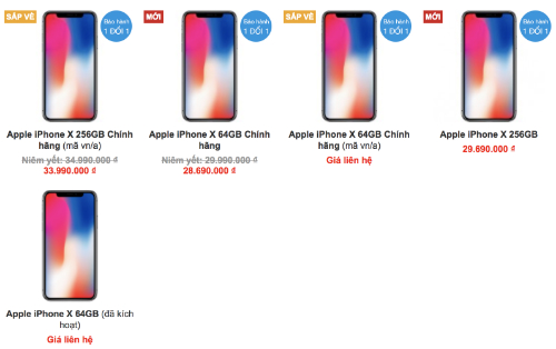 Apple có thể giảm giá iPhone 8 và iPhone X để chống ế