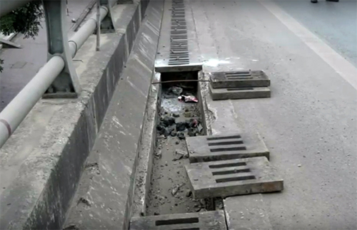 Người nghiện ma túy phá đường cao tốc Nội Bài - Lào Cai