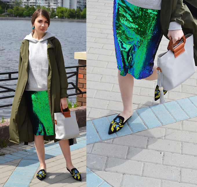 Phối đồ bắt mắt cùng xu hướng sequins