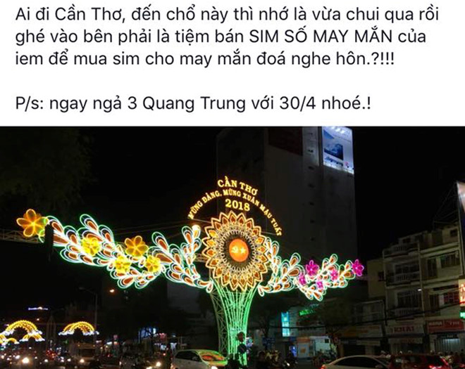 Vụ ảnh cổng chào cùng với quần lót: Sẽ báo cáo UBND TP.Cần Thơ