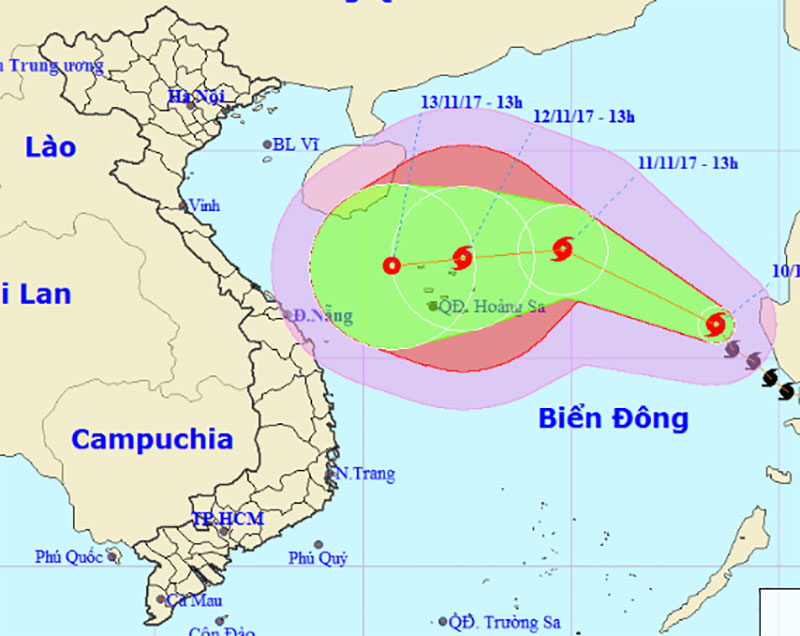 Nhìn lại 16 cơn bão đổ bộ Biển Đông chỉ trong vòng nửa năm 2017 - Điều chưa từng có trong lịch sử