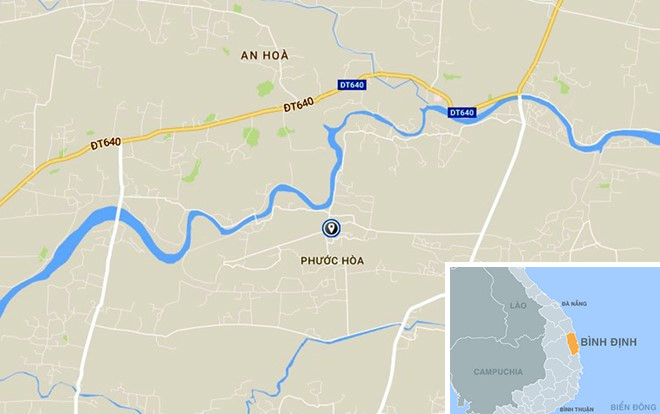 Hai nghi can trong vụ hỗn chiến, đốt ôtô ở Bình Định ra đầu thú