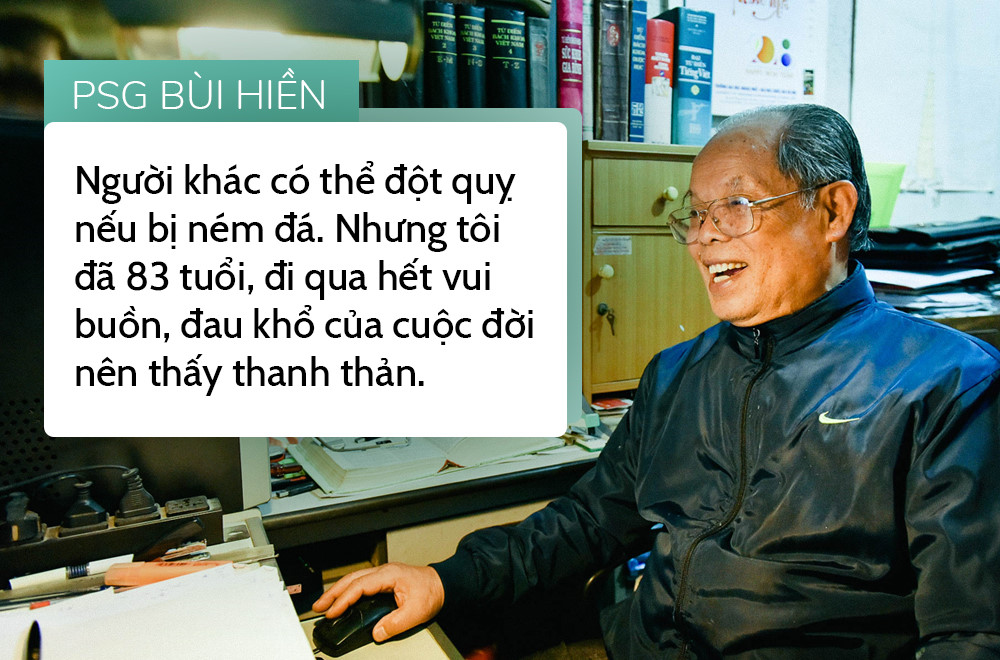 PGS Bùi Hiền: Người khác bị ném đá như tôi chắc đã đột quỵ PGS Bùi Hiền: Người khác bị ném đá như tôi chắc đã đột quỵ