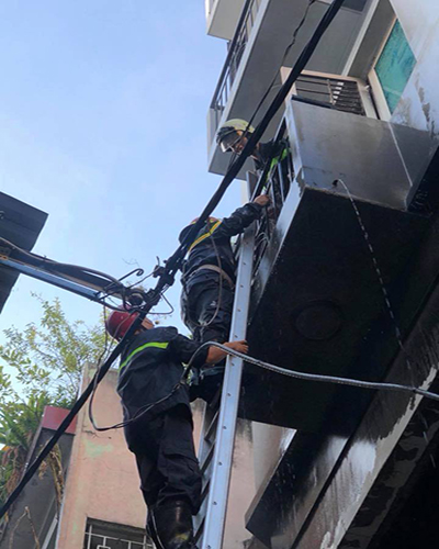 Nữ Việt kiều kẹt trong nhà cháy ở phố Tây Sài Gòn