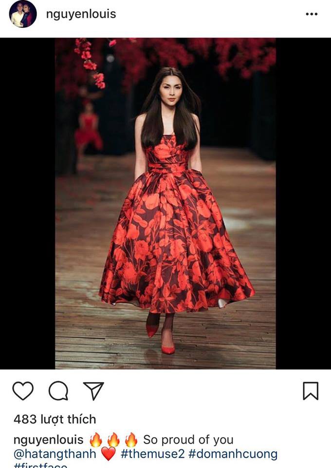 Louis Nguyễn tự hào với sự trở lại xuất thần trên sàn catwalk của Tăng Thanh Hà