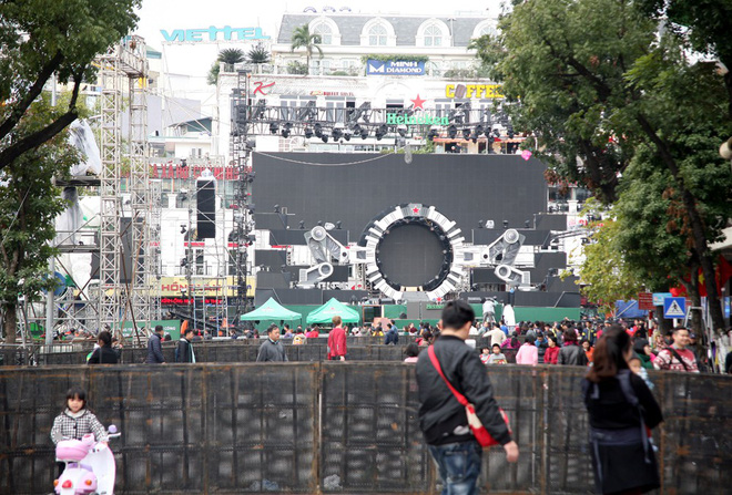 Các điểm countdown chạy nước rút trước khoảnh khắc giao thừa 2018