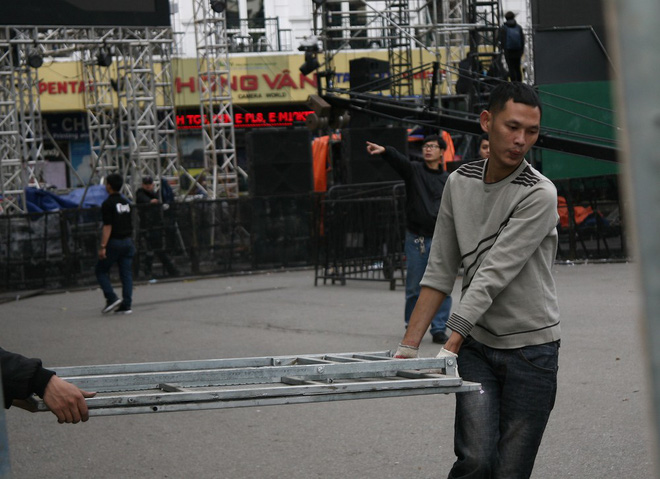 Các điểm countdown chạy nước rút trước khoảnh khắc giao thừa 2018