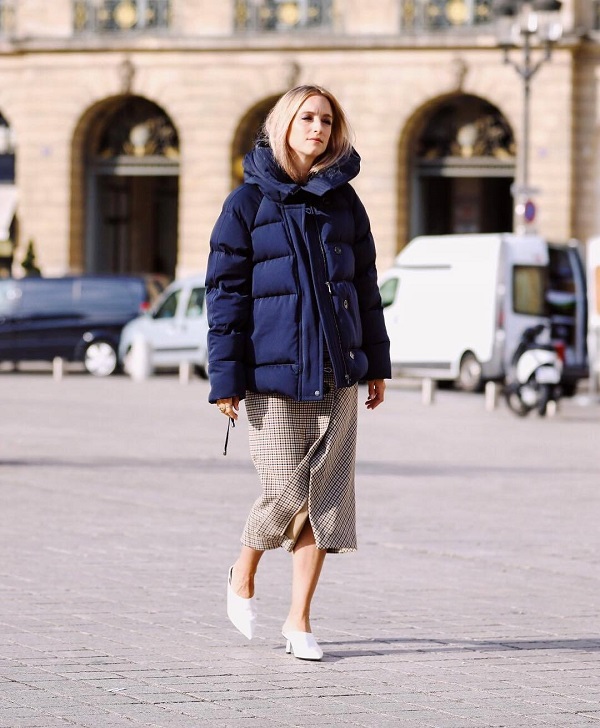 Gợi ý diện áo phao ngày mưa lạnh