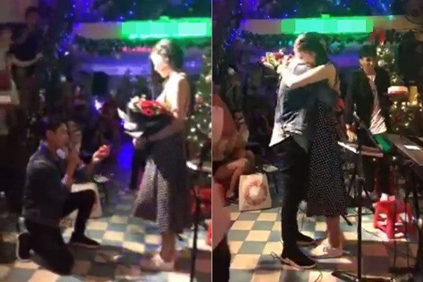 Sau màn cầu hôn lãng mạn, Chúng Huyền Thanh tươi tắn đi thử váy cưới