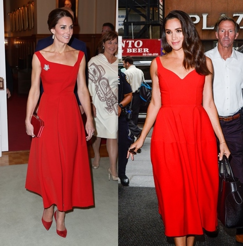 Đọ gu thời trang đẳng cấp của Công nương Kate Middleton và em dâu tương lai Meghan Markle