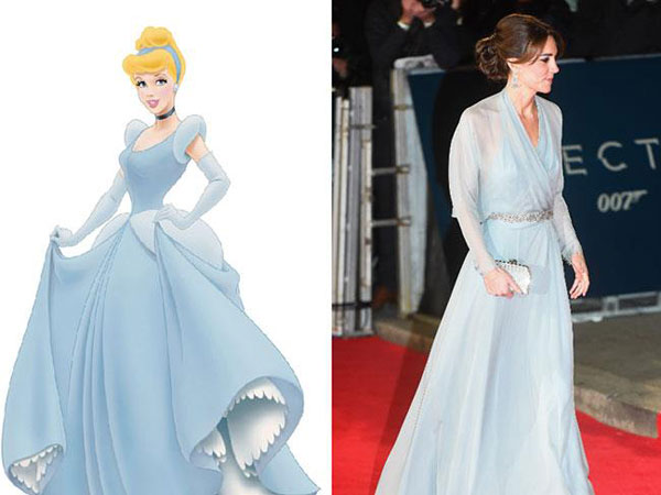 7 bộ cánh khiến công nương Kate y chang các nàng công chúa Disney