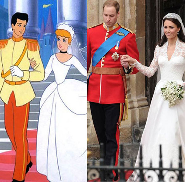 7 bộ cánh khiến công nương Kate y chang các nàng công chúa Disney