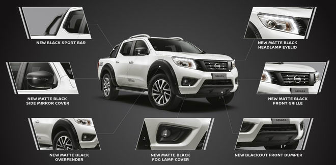 Nissan Navara Black Series đặc biệt giá 594 triệu đồng