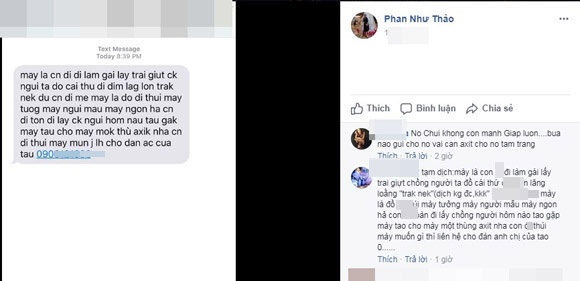 Phản ứng của Phan Như Thảo khi bị dọa tạt axit vì giật chồng