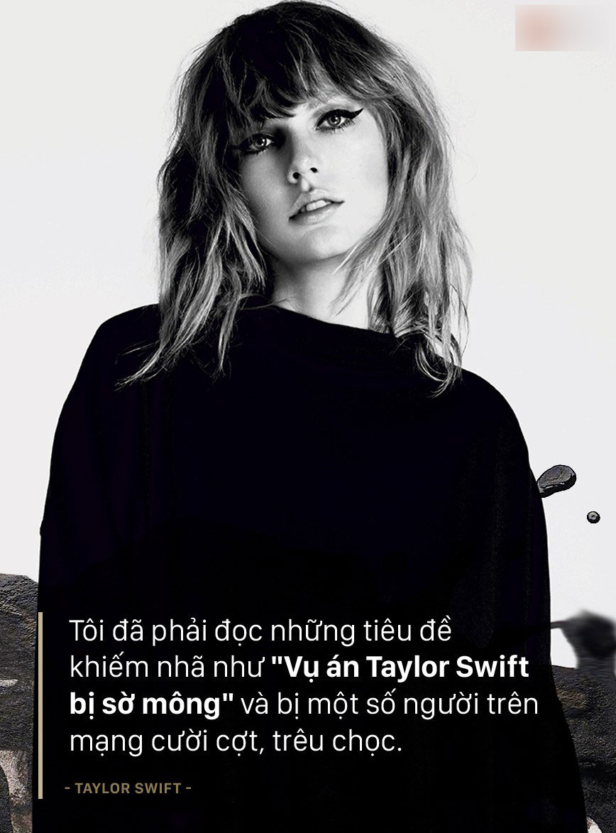 Taylor Swift lần đầu nói về vụ kiện bị quấy rối tình dục: Tôi rất phẫn nộ vì bị kẻ quấy rối đổ hết tội cho mình Taylor Swift lần đầu nói về vụ kiện bị quấy rối tình dục: Tôi rất phẫn nộ vì bị kẻ quấy rối đổ hết tội cho mình