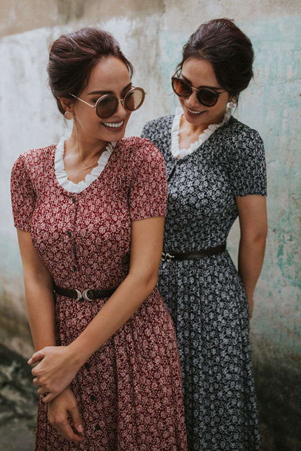 Thúy Hằng, Thúy Hạnh hóa quý cô thập niên xưa