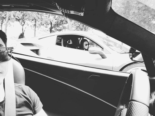 Cường Đô La lần đầu khoe ảnh Đàm Thu Trang trên trang cá nhân