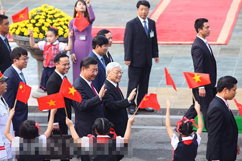 Lễ đón chính thức Chủ tịch Trung Quốc Tập Cận Bình