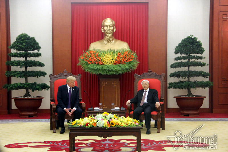 Tổng thống Trump đăng ảnh chụp với Tổng bí thư lên Instagram