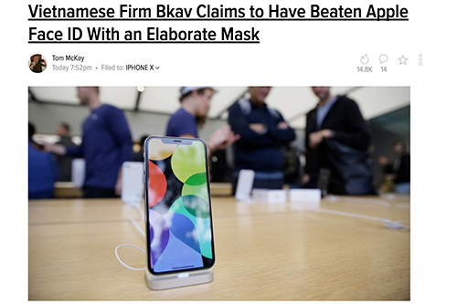 Báo quốc tế nghi ngờ Bkav đánh lừa được Face ID trên iPhone X