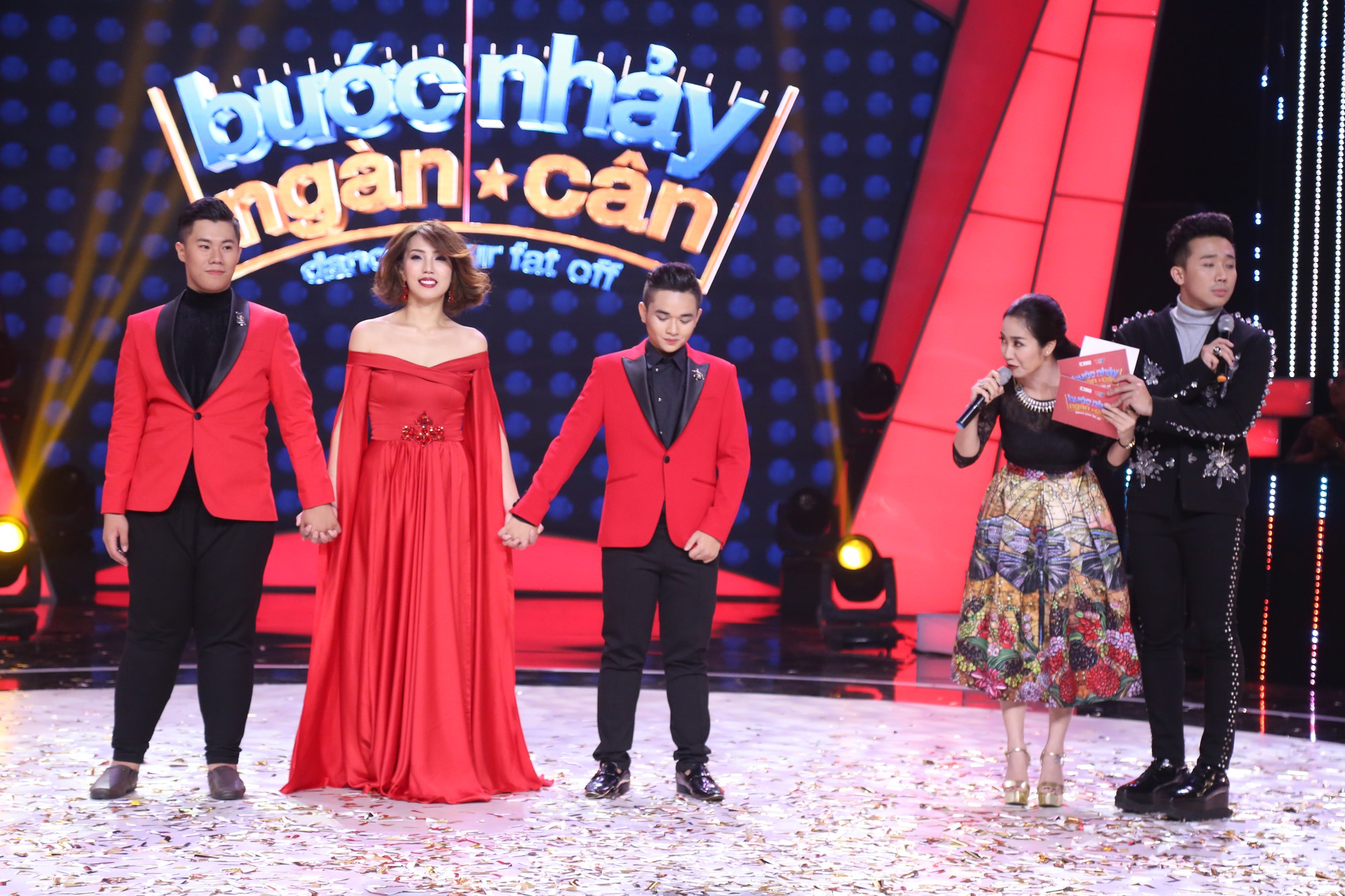 Giảm gần 30kg, bà mẹ một con Thanh Huyền lên ngôi Quán quân Bước nhảy ngàn cân 2017